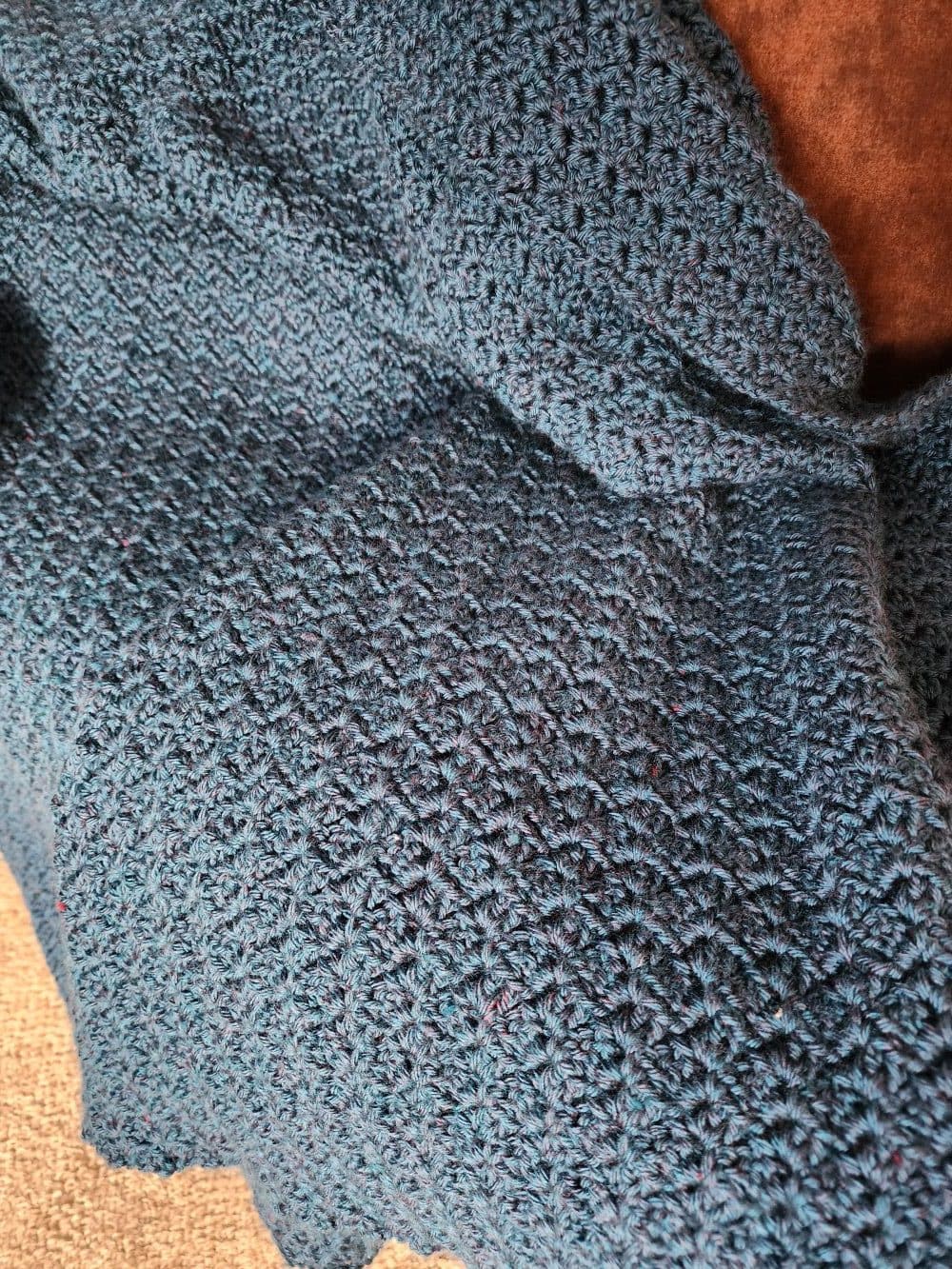 Close up of French Countryside Blanket in brighter lighting