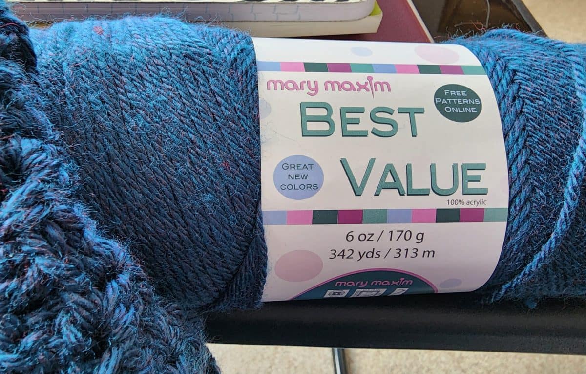 Deep Teal skein of yarn