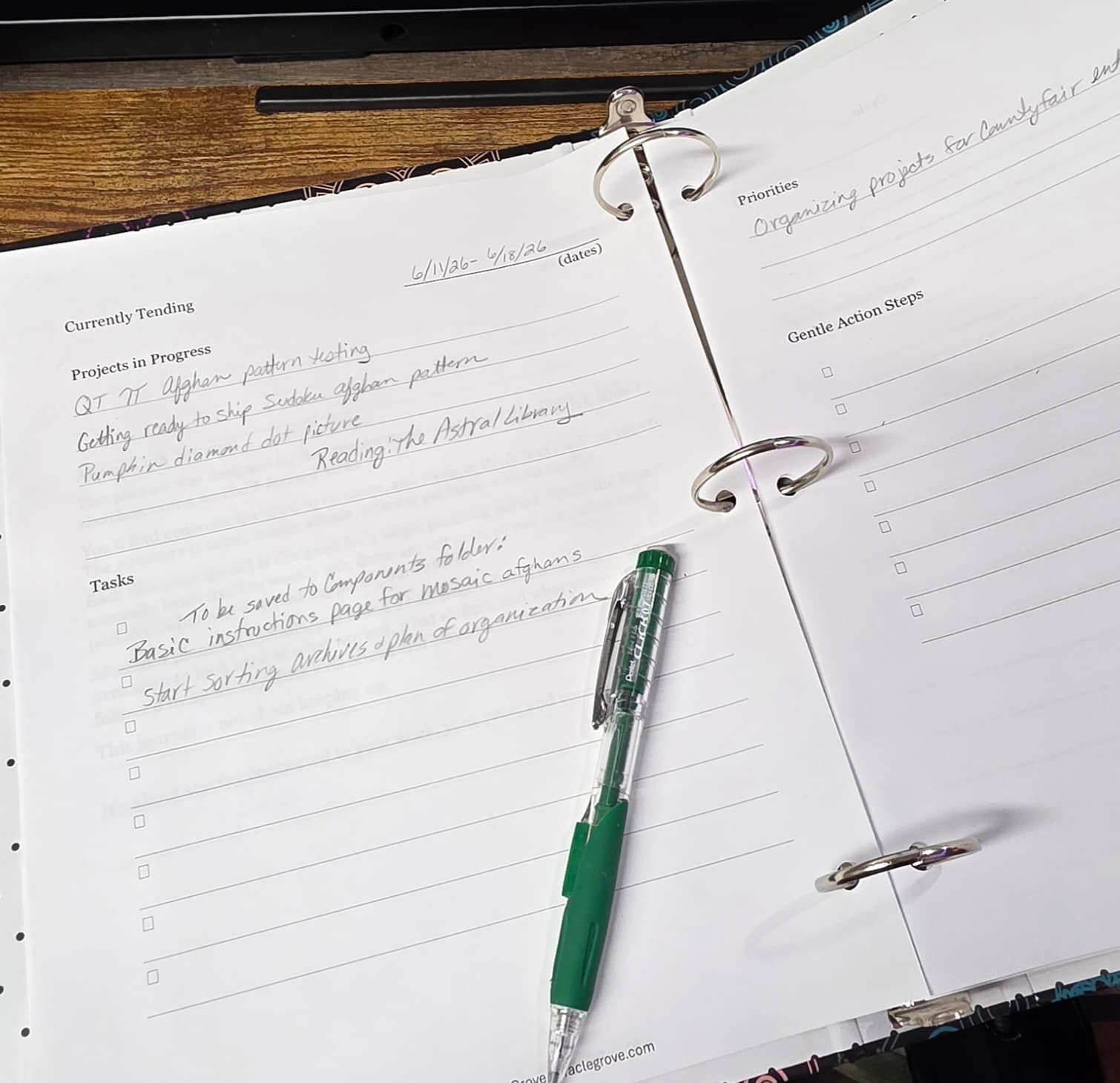 Currently Tending — A Flexible Planning & Reflection Journal - Image 3