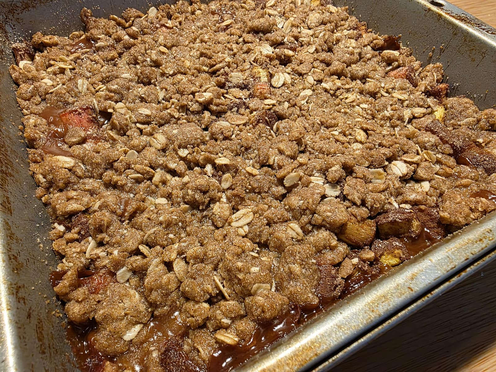 Baked Rhubarb Crisp
