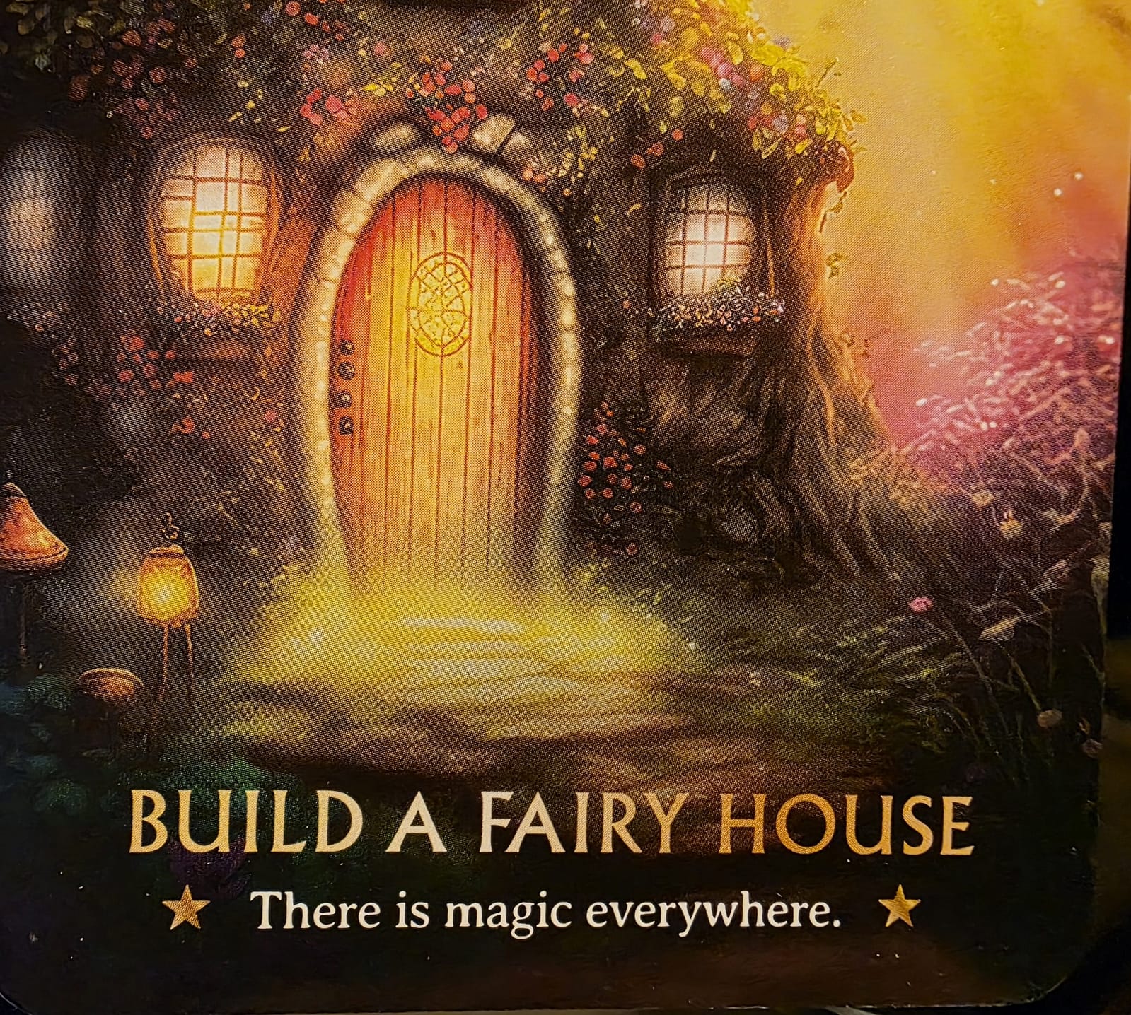 Build a Fairy House Oracle Card