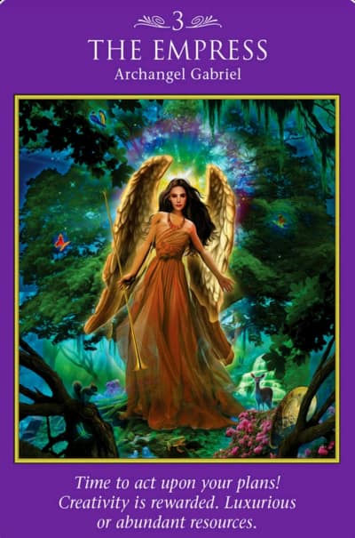 picture of the Empress from the APT card deck